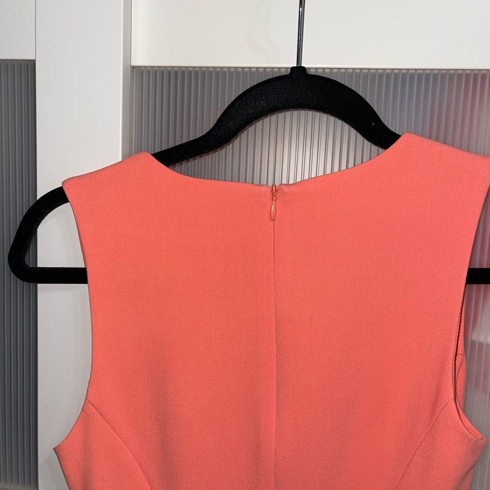 Women’s French Connection XXS/2 Coral Sands Whisper Cutout Sleeveless Dress - Picture 5 of 6